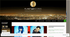 Desktop Screenshot of planetlarecords.com